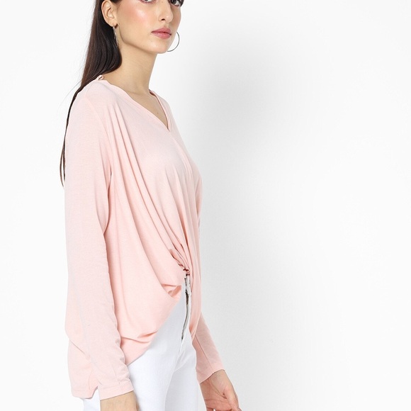 VERO MODA pink knot top - Picture 2 of 5